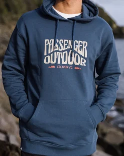 Hoodies & Sweatshirts|Hoodies|Passenger Yuca Organic Cotton Hoodie - Dark Denim DarkDenim