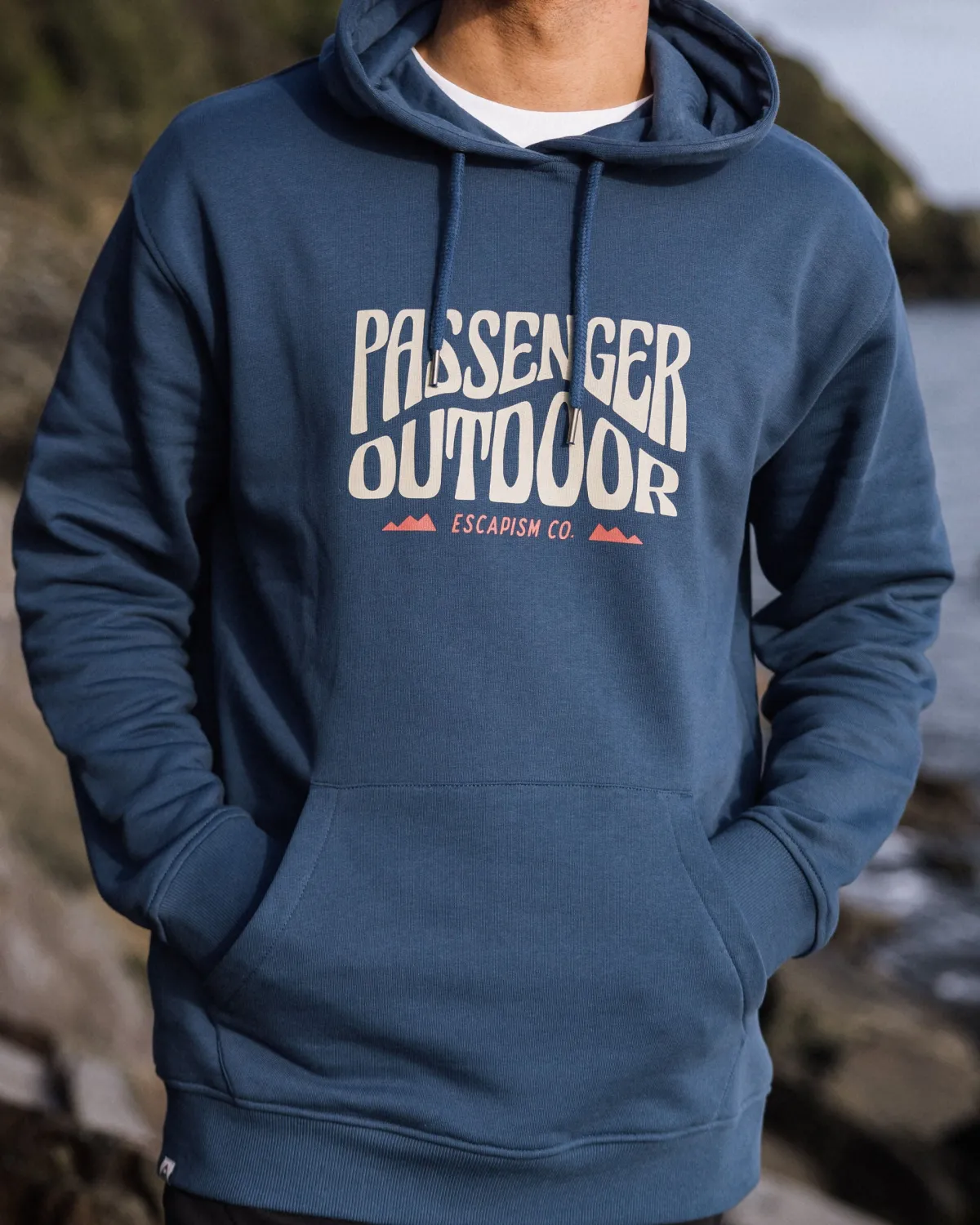 Hoodies & Sweatshirts|Hoodies|Passenger Yuca Organic Cotton Hoodie - Dark Denim DarkDenim