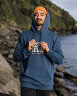 Hoodies & Sweatshirts|Hoodies|Passenger Yuca Organic Cotton Hoodie - Dark Denim DarkDenim