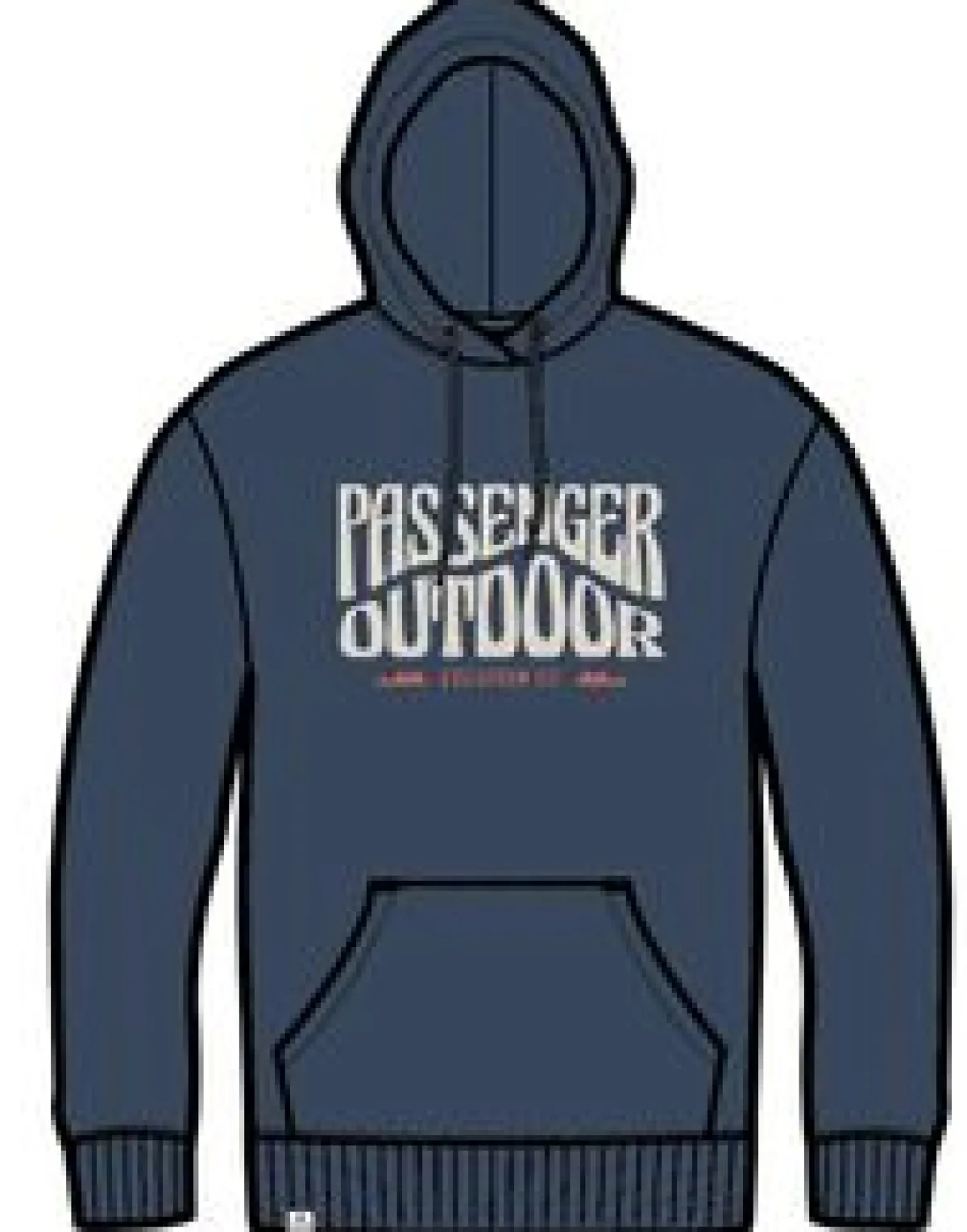 Hoodies & Sweatshirts|Hoodies|Passenger Yuca Organic Cotton Hoodie - Dark Denim DarkDenim