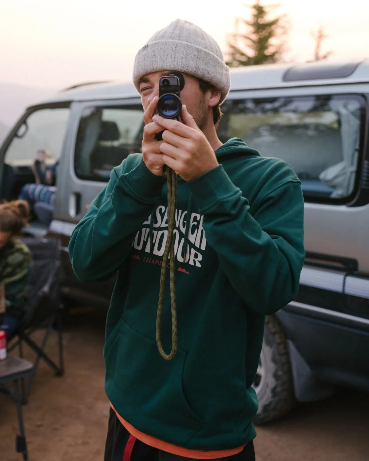 Hoodies & Sweatshirts|Hoodies|Passenger Yuca Organic Cotton Hoodie - Rain Forest RainForest