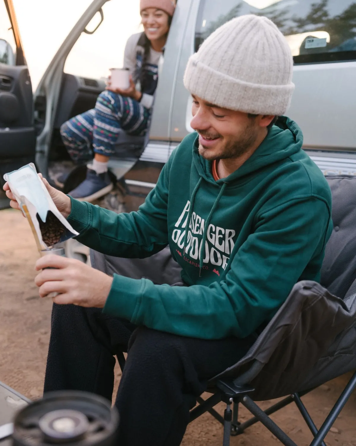 Hoodies & Sweatshirts|Hoodies|Passenger Yuca Organic Cotton Hoodie - Rain Forest RainForest