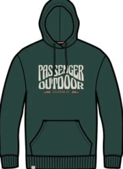 Hoodies & Sweatshirts|Hoodies|Passenger Yuca Organic Cotton Hoodie - Rain Forest RainForest