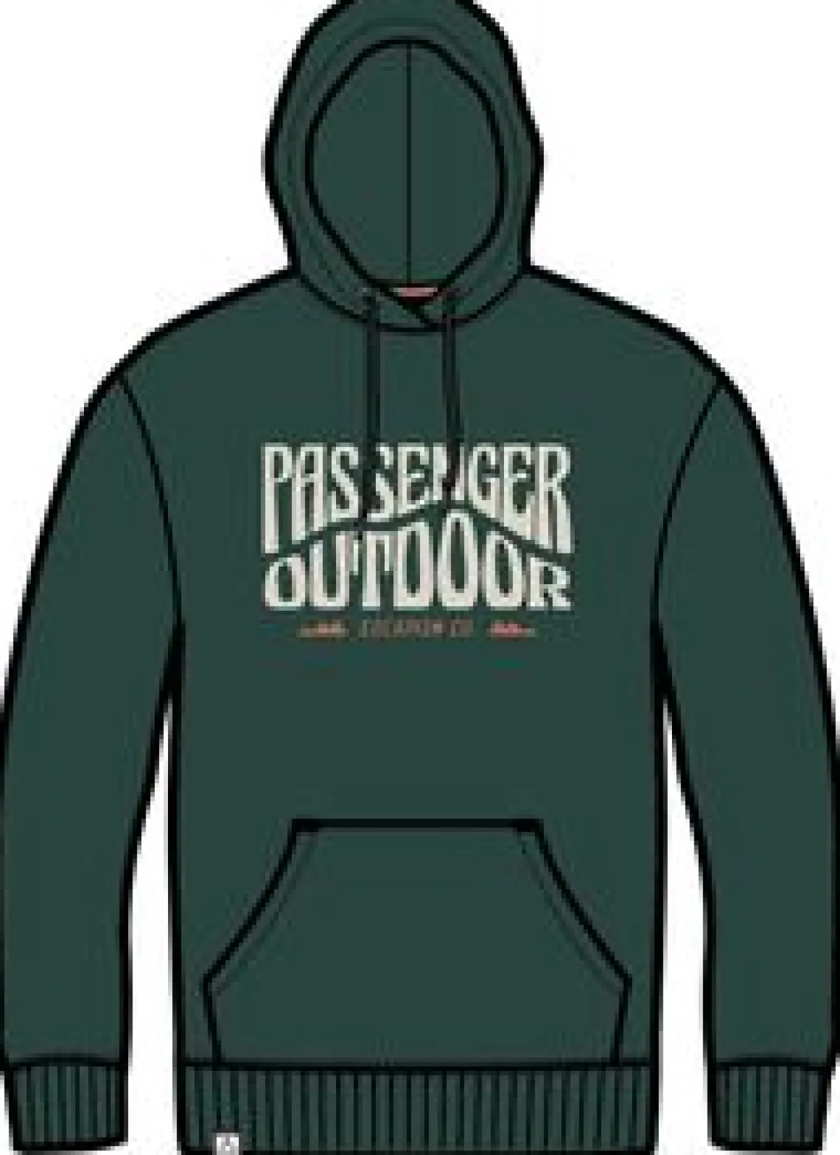 Hoodies & Sweatshirts|Hoodies|Passenger Yuca Organic Cotton Hoodie - Rain Forest RainForest