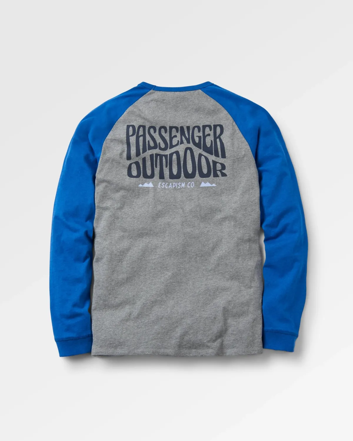 T-Shirts & Tank Tops|T-Shirts & Tank Tops|Passenger Yuca Organic Cotton Long Sleeve T-Shirt - Azure Blue Marl AzureBlueMarl