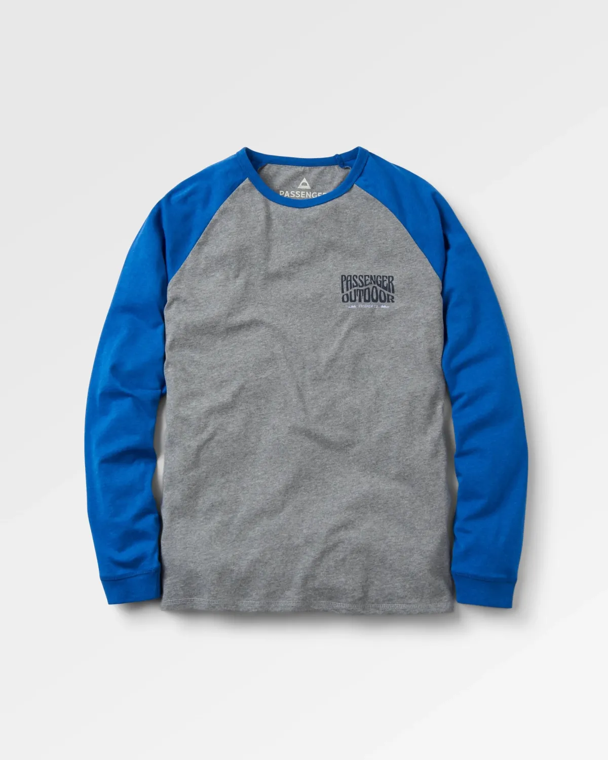T-Shirts & Tank Tops|T-Shirts & Tank Tops|Passenger Yuca Organic Cotton Long Sleeve T-Shirt - Azure Blue Marl AzureBlueMarl