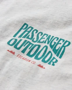 T-Shirts & Tank Tops|Passenger Yuca Organic Cotton T-Shirt - Birch Marl BirchMarl