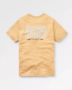 T-Shirts & Tank Tops|Passenger Yuca Organic Cotton T-Shirt - Dusty Ochre Marl DustyOchreMarl