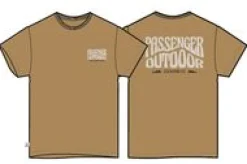 T-Shirts & Tank Tops|Passenger Yuca Organic Cotton T-Shirt - Dusty Ochre Marl DustyOchreMarl