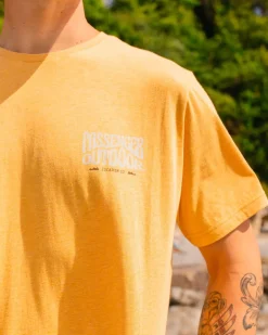 T-Shirts & Tank Tops|Passenger Yuca Organic Cotton T-Shirt - Dusty Ochre Marl DustyOchreMarl