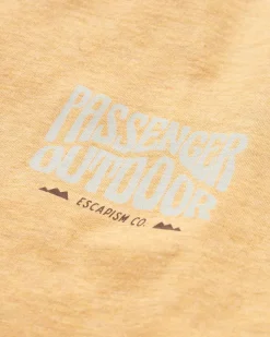 T-Shirts & Tank Tops|Passenger Yuca Organic Cotton T-Shirt - Dusty Ochre Marl DustyOchreMarl