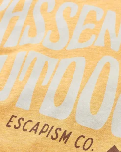 T-Shirts & Tank Tops|Passenger Yuca Organic Cotton T-Shirt - Dusty Ochre Marl DustyOchreMarl