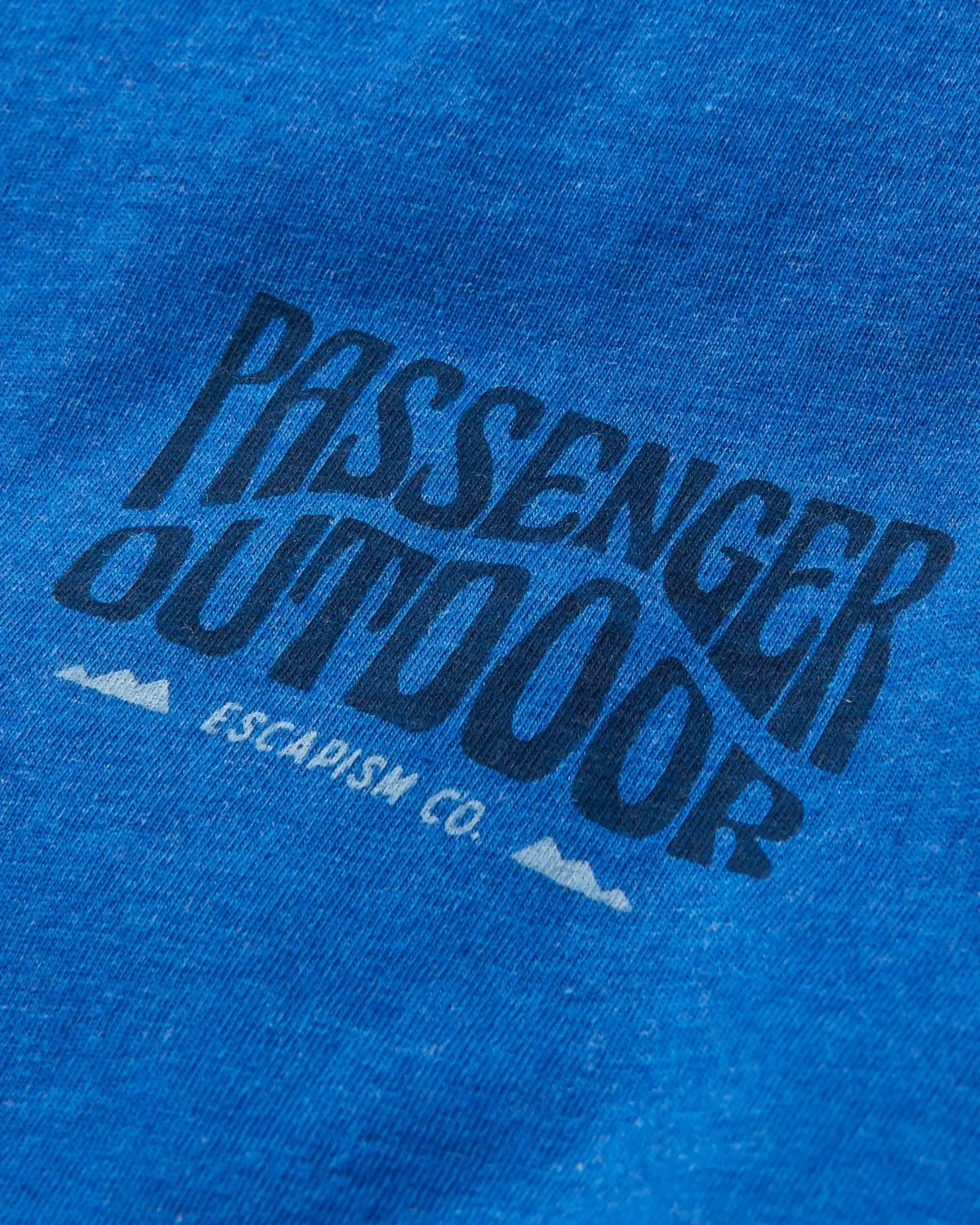 T-Shirts & Tank Tops|Passenger Yuca Organic Cotton T-Shirt - Azure Blue Marl AzureBlueMarl