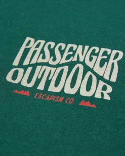Sweatshirts|Hoodies & Sweatshirts|Passenger Yuca Recycled Cotton Long Sleeve Sweatshirt - Rain Forest RainForest