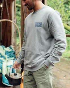 Sweatshirts|Hoodies & Sweatshirts|Passenger Yuca Recycled Cotton Long Sleeve Sweatshirt - Dark Grey Marl DarkGreyMarl