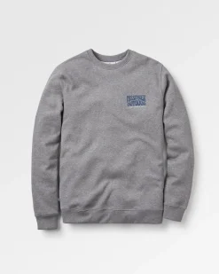 Sweatshirts|Hoodies & Sweatshirts|Passenger Yuca Recycled Cotton Long Sleeve Sweatshirt - Dark Grey Marl DarkGreyMarl