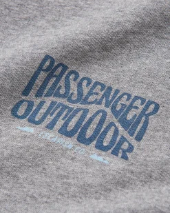Sweatshirts|Hoodies & Sweatshirts|Passenger Yuca Recycled Cotton Long Sleeve Sweatshirt - Dark Grey Marl DarkGreyMarl