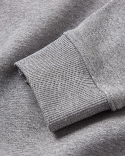Sweatshirts|Hoodies & Sweatshirts|Passenger Yuca Recycled Cotton Long Sleeve Sweatshirt - Dark Grey Marl DarkGreyMarl