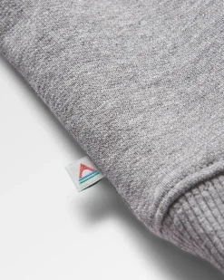 Sweatshirts|Hoodies & Sweatshirts|Passenger Yuca Recycled Cotton Long Sleeve Sweatshirt - Dark Grey Marl DarkGreyMarl