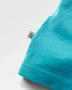T-Shirts & Tank Tops|Passenger Yuca Recycled Cotton T-Shirt - Blue Pool BluePool