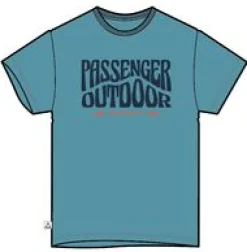T-Shirts & Tank Tops|Passenger Yuca Recycled Cotton T-Shirt - Blue Pool BluePool