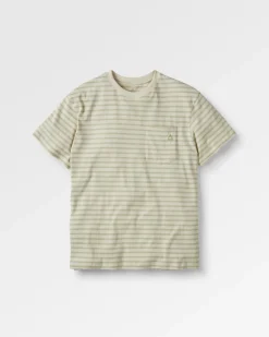 T-Shirts & Tank Tops|T-Shirts & Tank Tops|Passenger Zen Recycled Relaxed Fit T-Shirt - Apple Green Stripe AppleGreenStripe