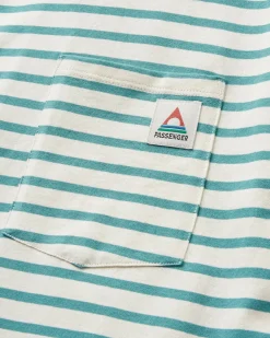 T-Shirts & Tank Tops|T-Shirts & Tank Tops|Passenger Zen Recycled Relaxed Fit T-Shirt - Deep Sea Stripe DeepSeaStripe