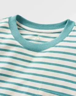 T-Shirts & Tank Tops|T-Shirts & Tank Tops|Passenger Zen Recycled Relaxed Fit T-Shirt - Deep Sea Stripe DeepSeaStripe